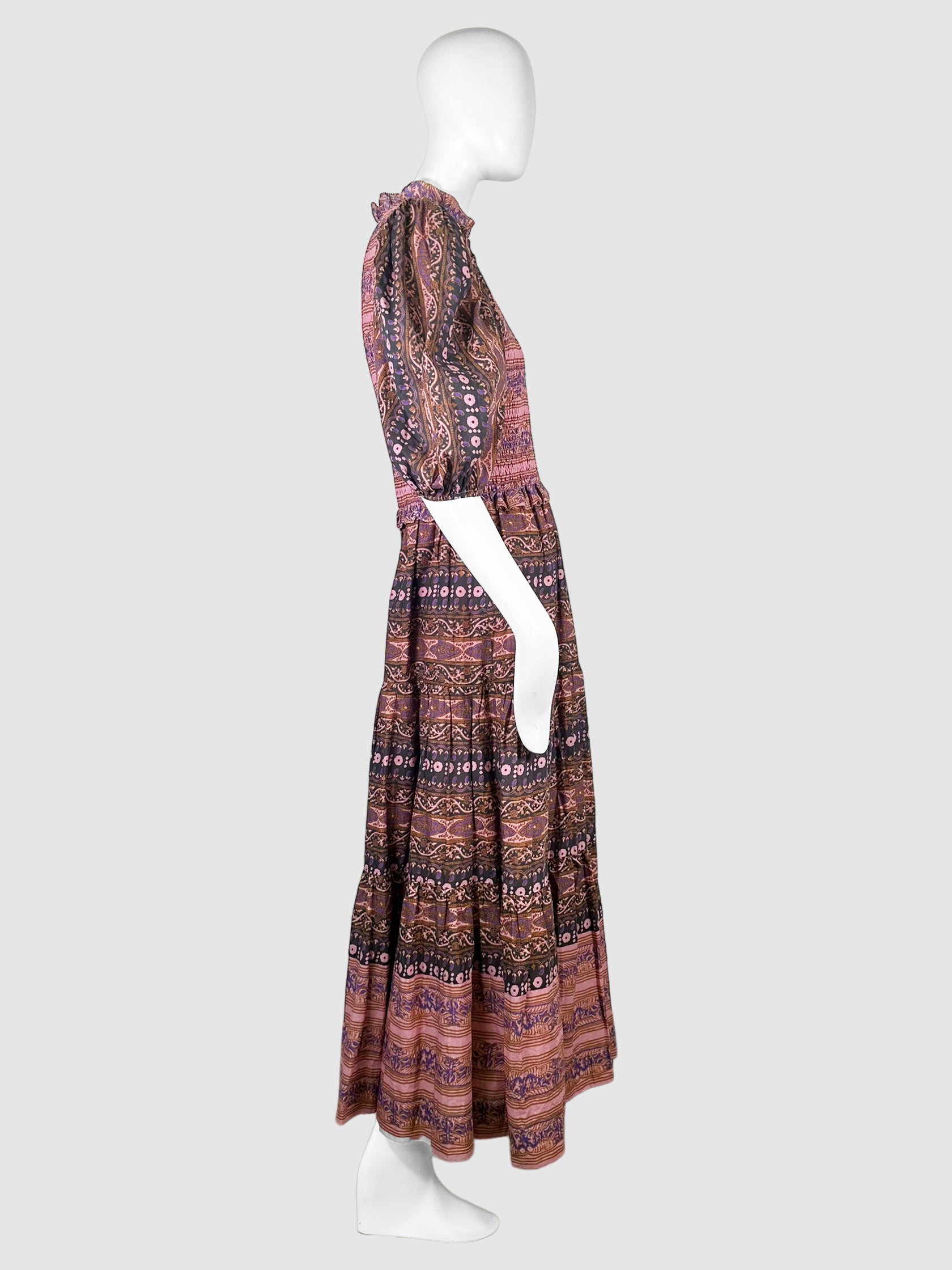 Paisley Print Maxi Dress - Size XL