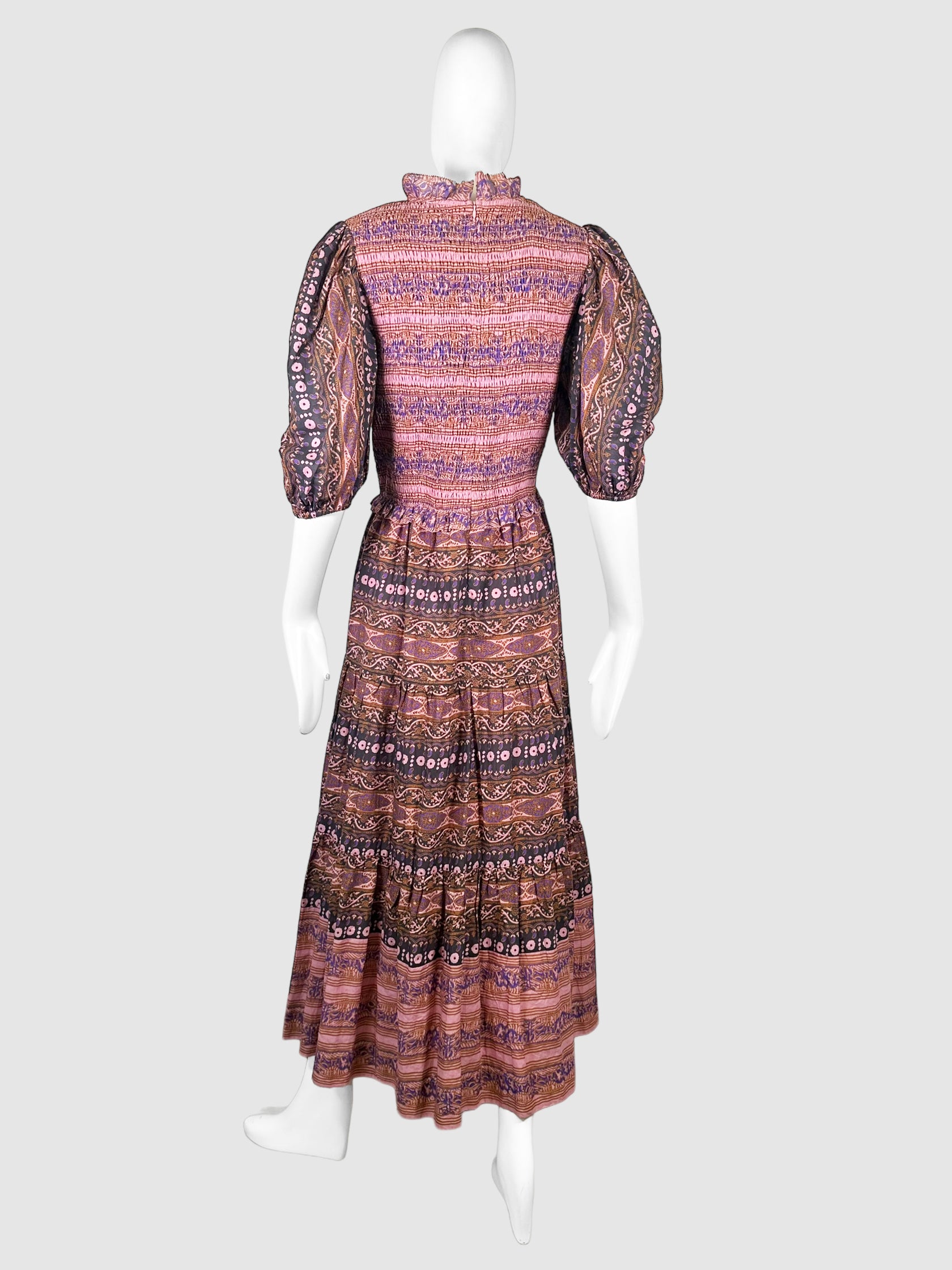 Paisley Print Maxi Dress - Size XL