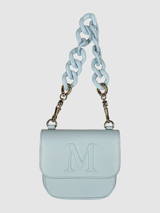 Leather MYM Flap Bag