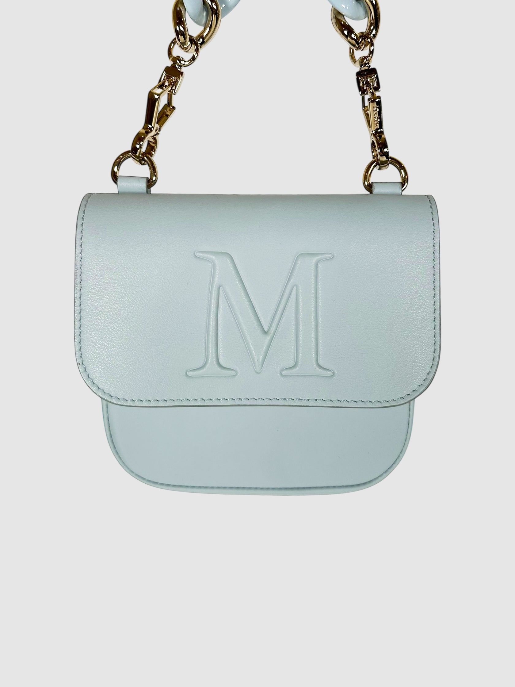 Leather MYM Flap Bag
