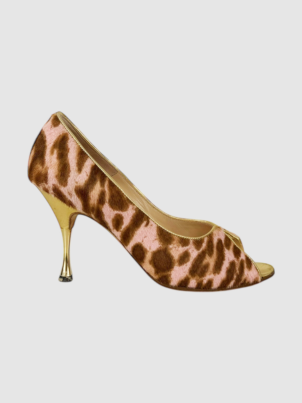 Pony Hair Cheetah Pumps