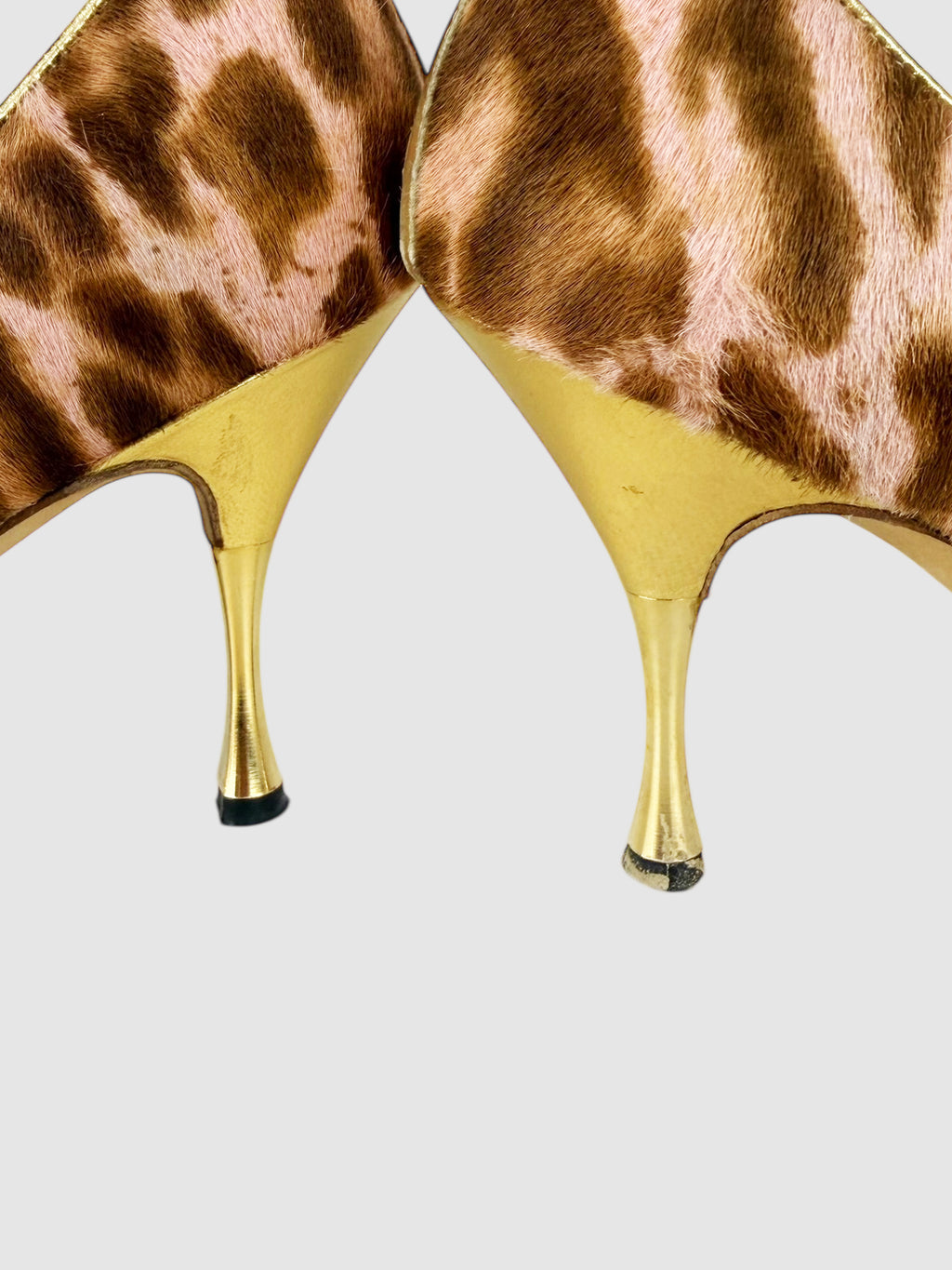Pony Hair Cheetah Pumps