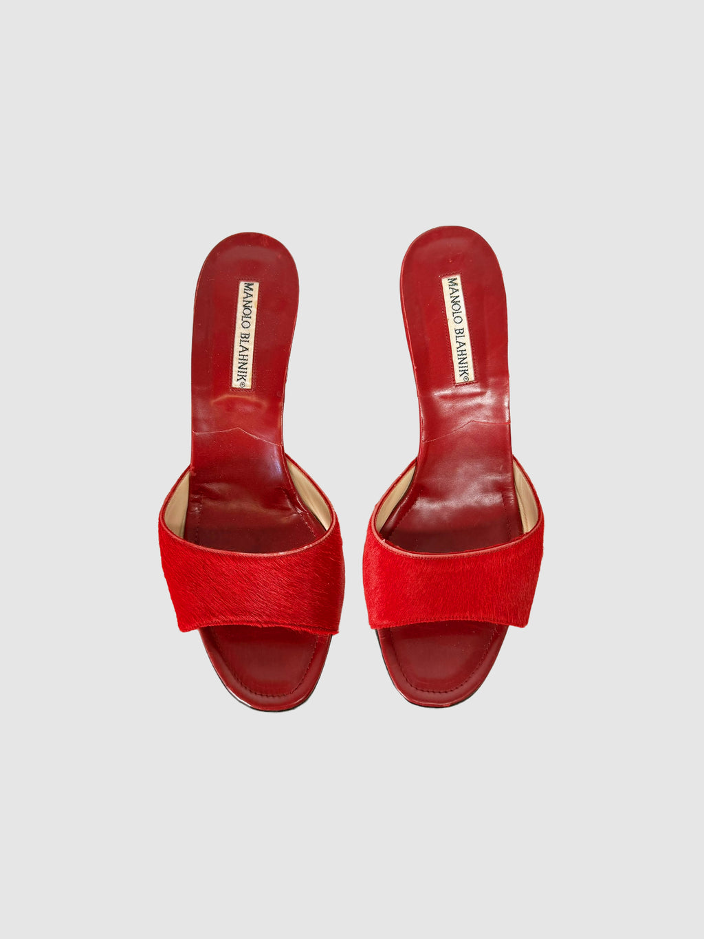 Calf Hair Kitten Heels - Size 39