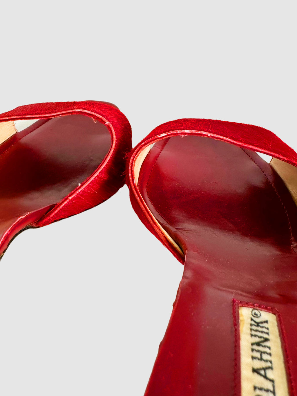 Calf Hair Kitten Heels - Size 39