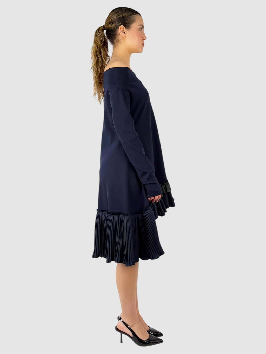 Ruffled Midi Dress