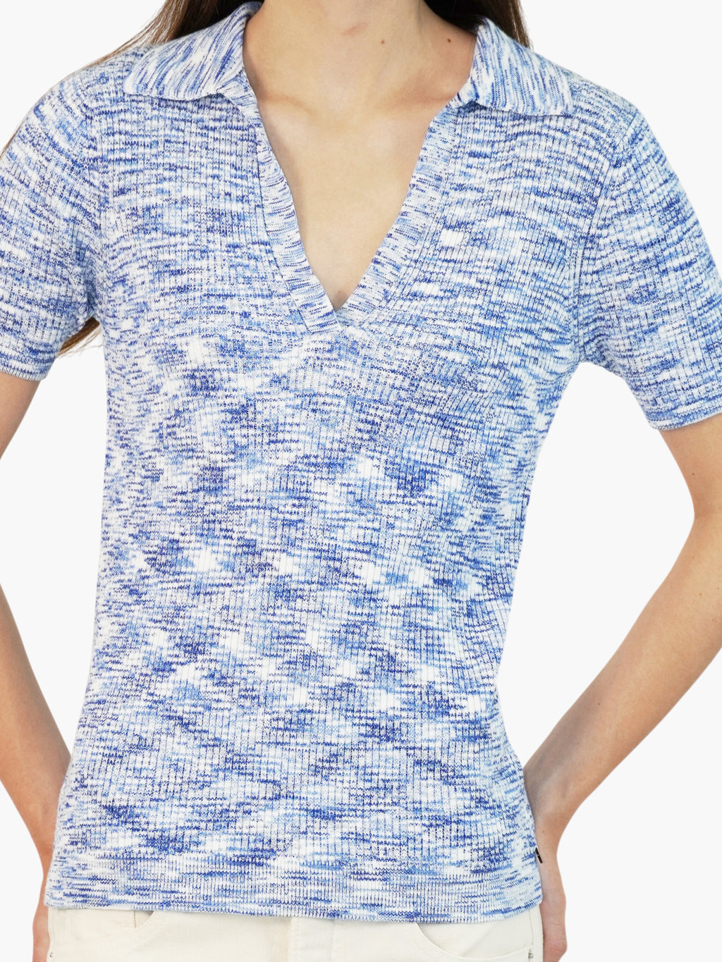 Marl Knit Top
