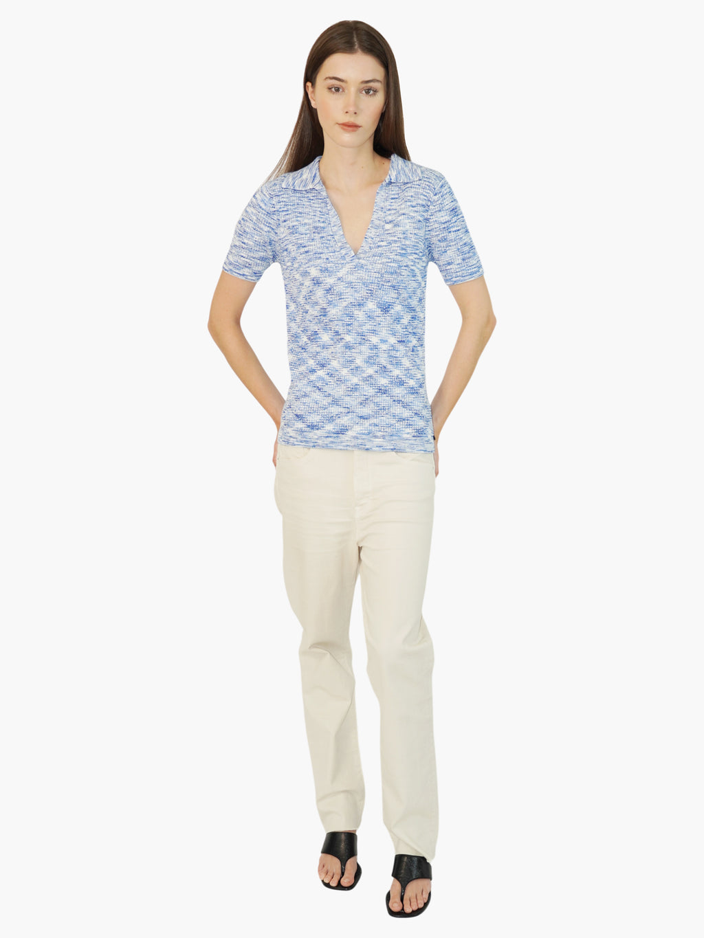 Marl Knit Top