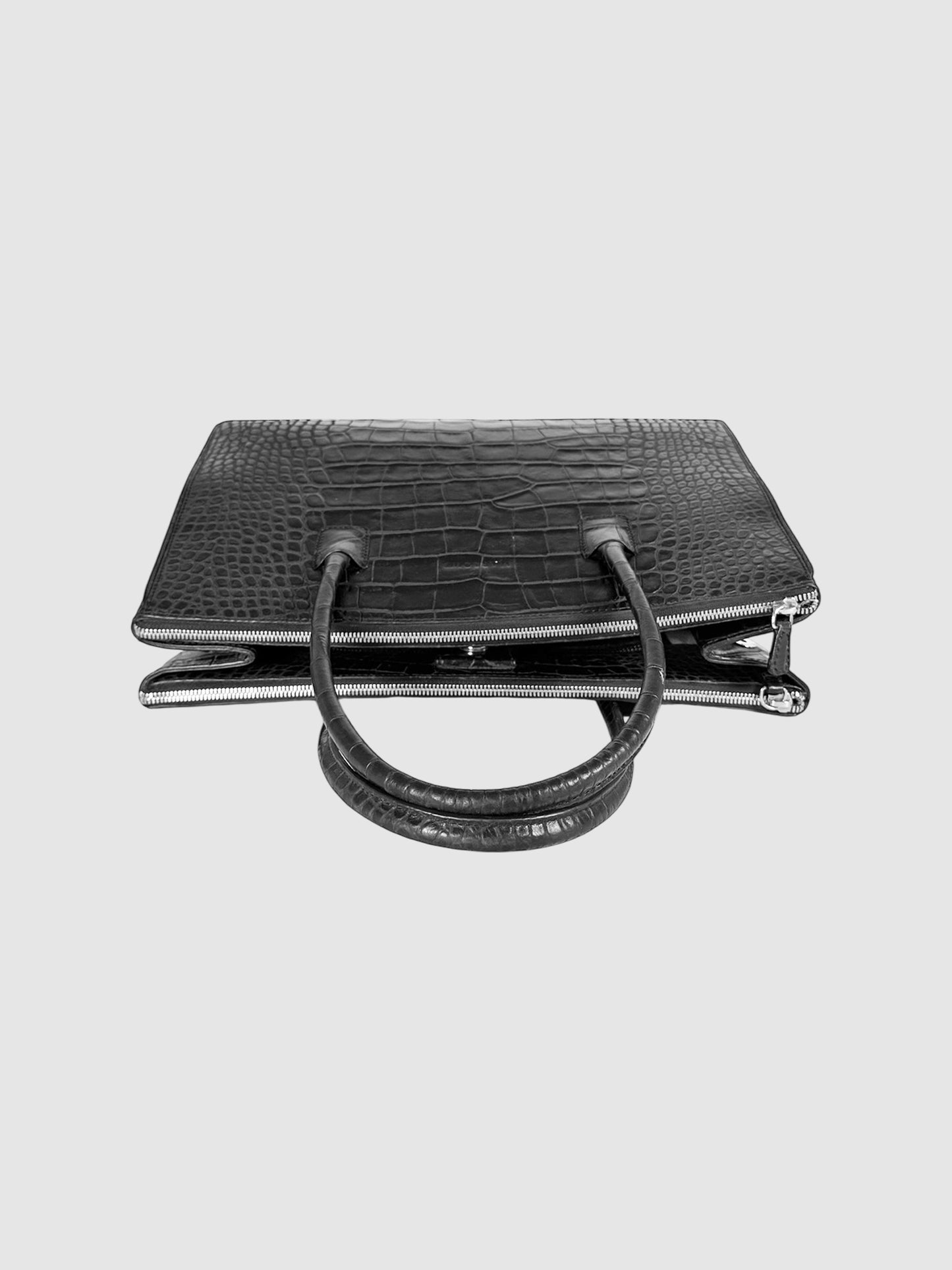 Croc-Embossed Bag