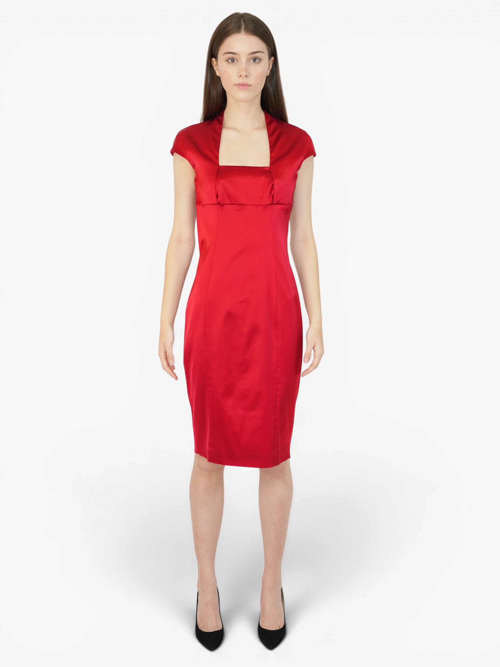 Satin Midi Dress