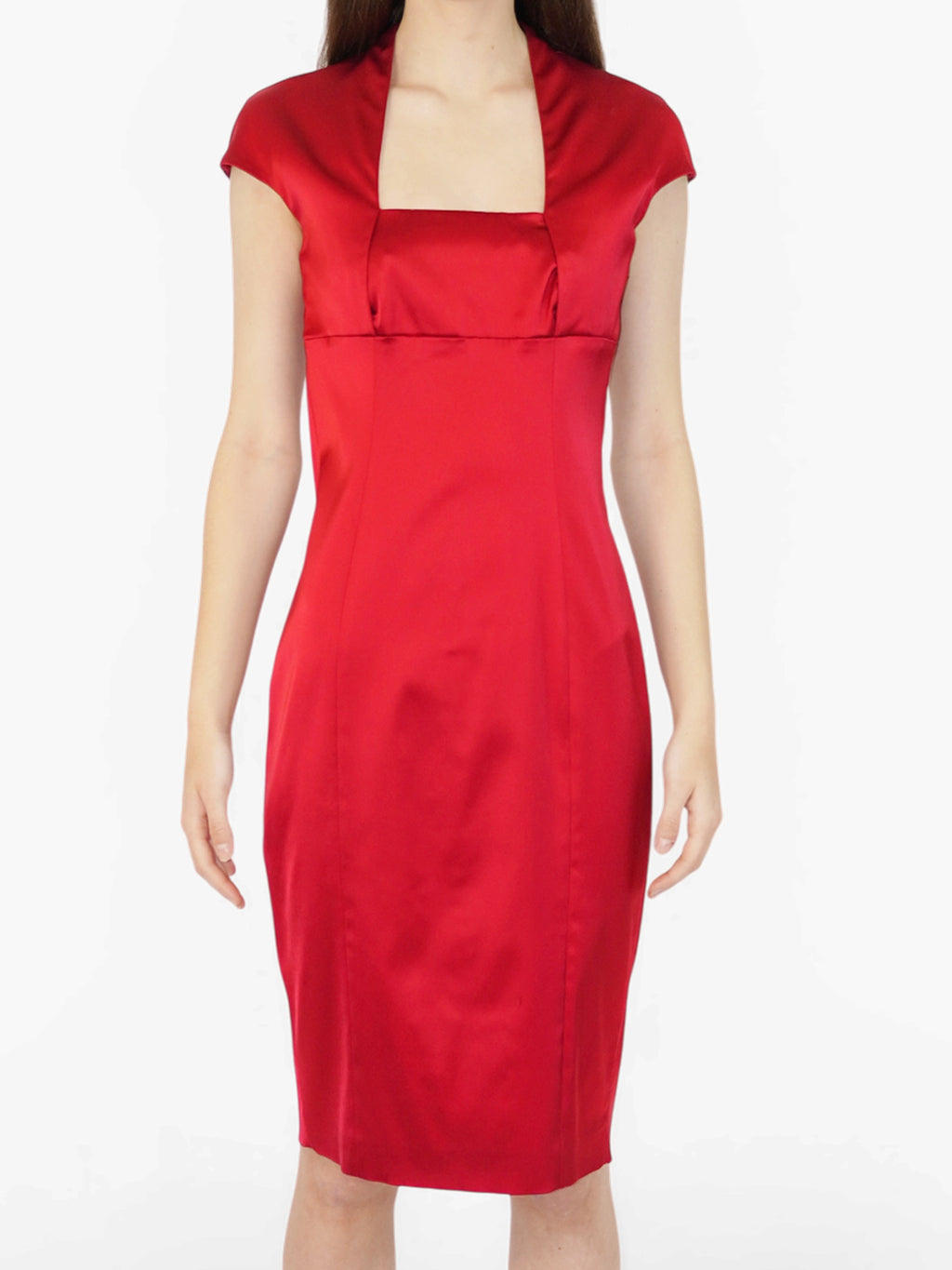 Satin Midi Dress
