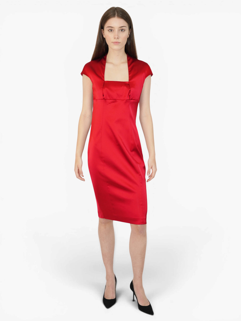 Satin Midi Dress
