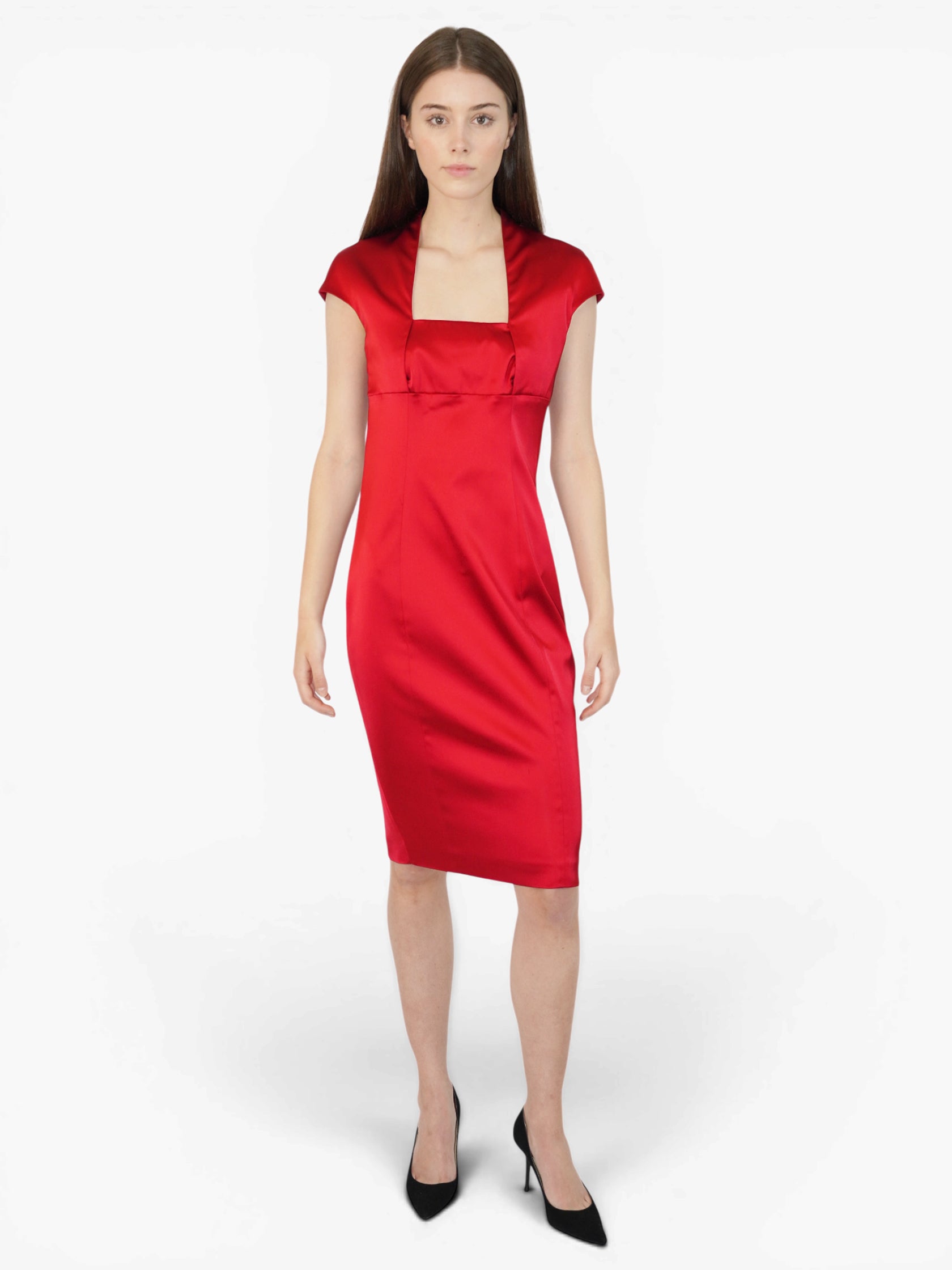 Satin Midi Dress