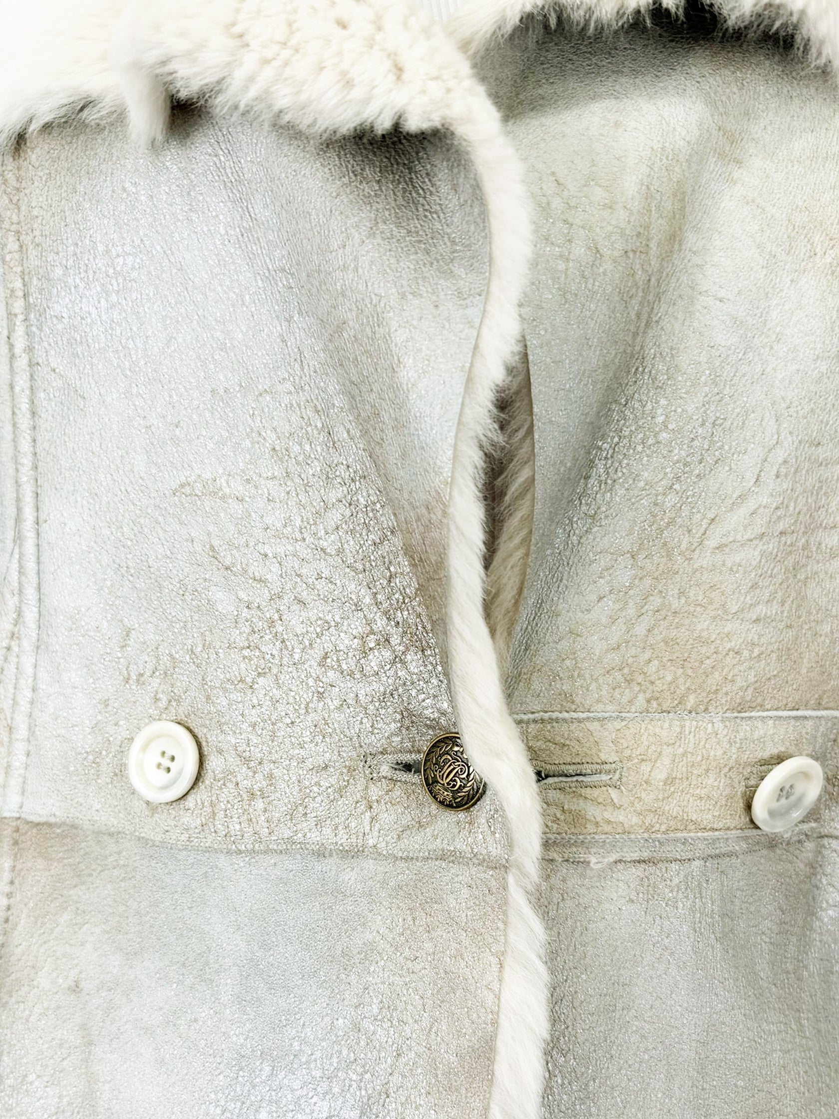 Metallic Rabbit Coat