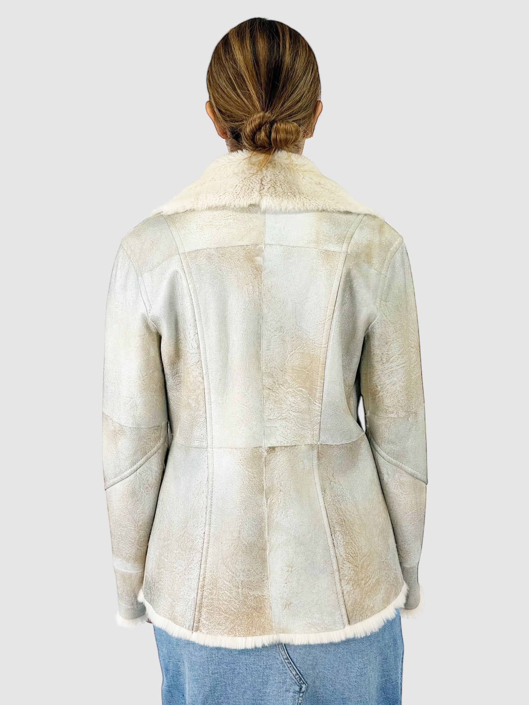 Metallic Rabbit Coat