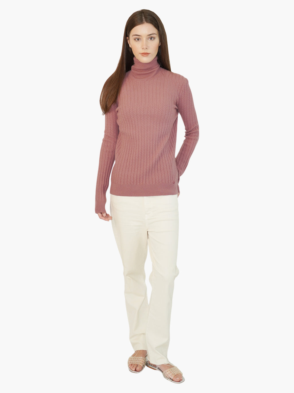 Wool Cable Knit Sweater