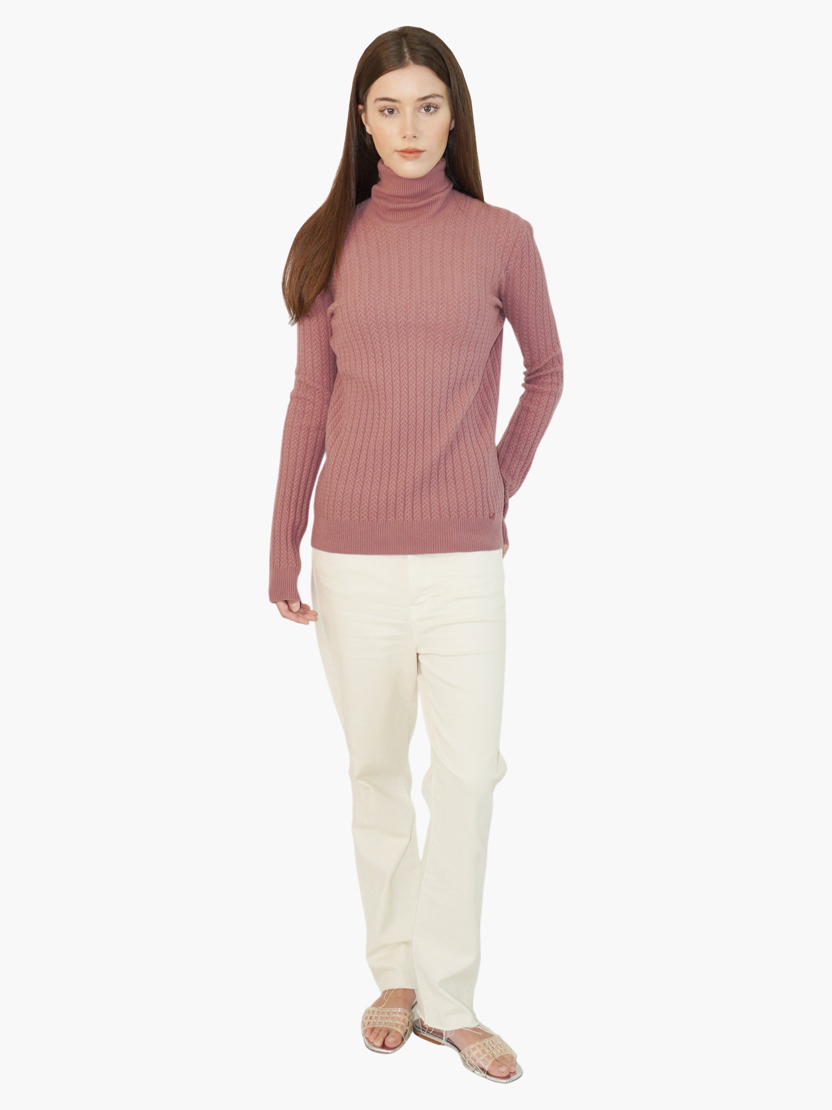Wool Cable Knit Sweater