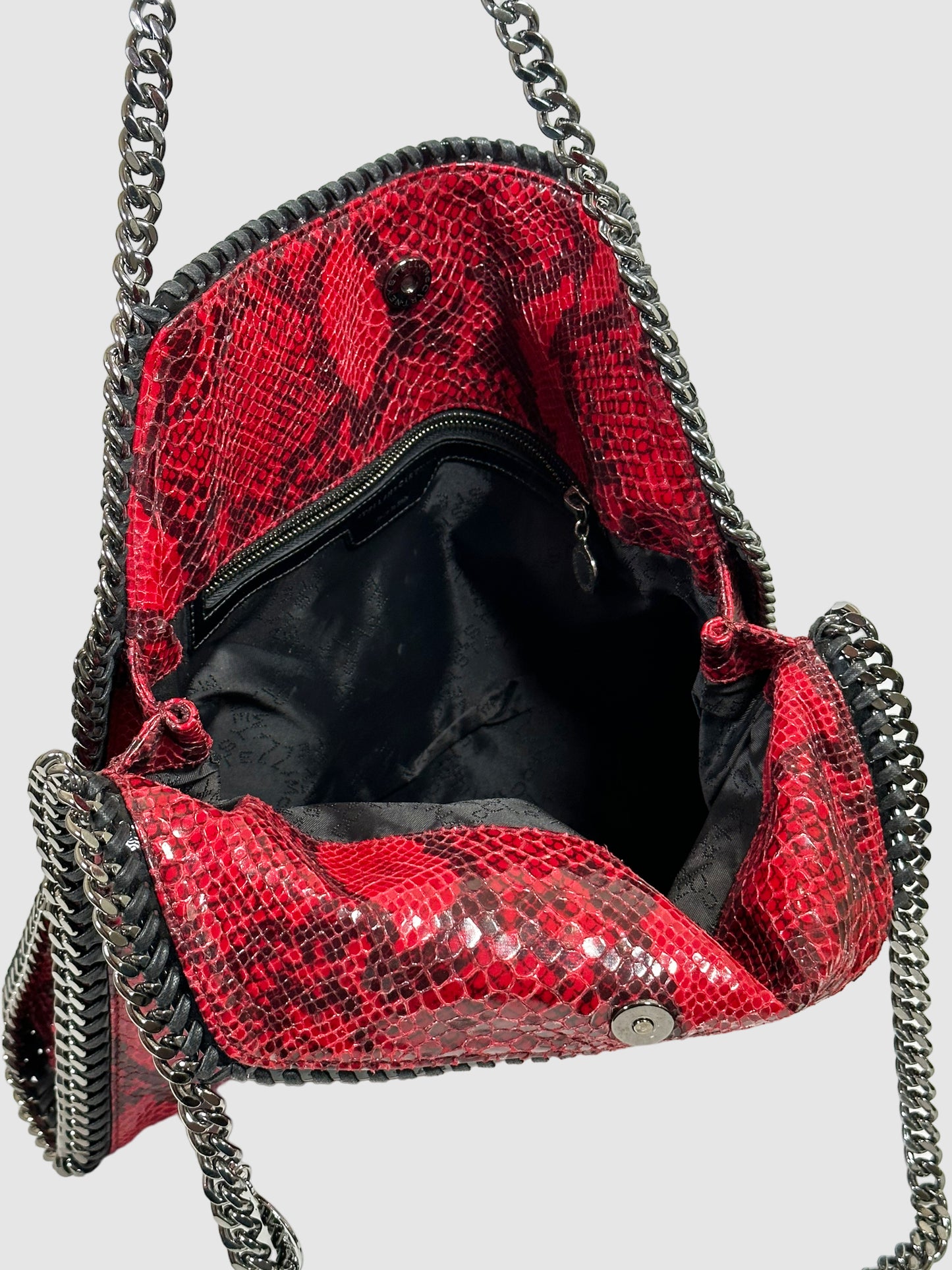 Snake Print Falabella Tote