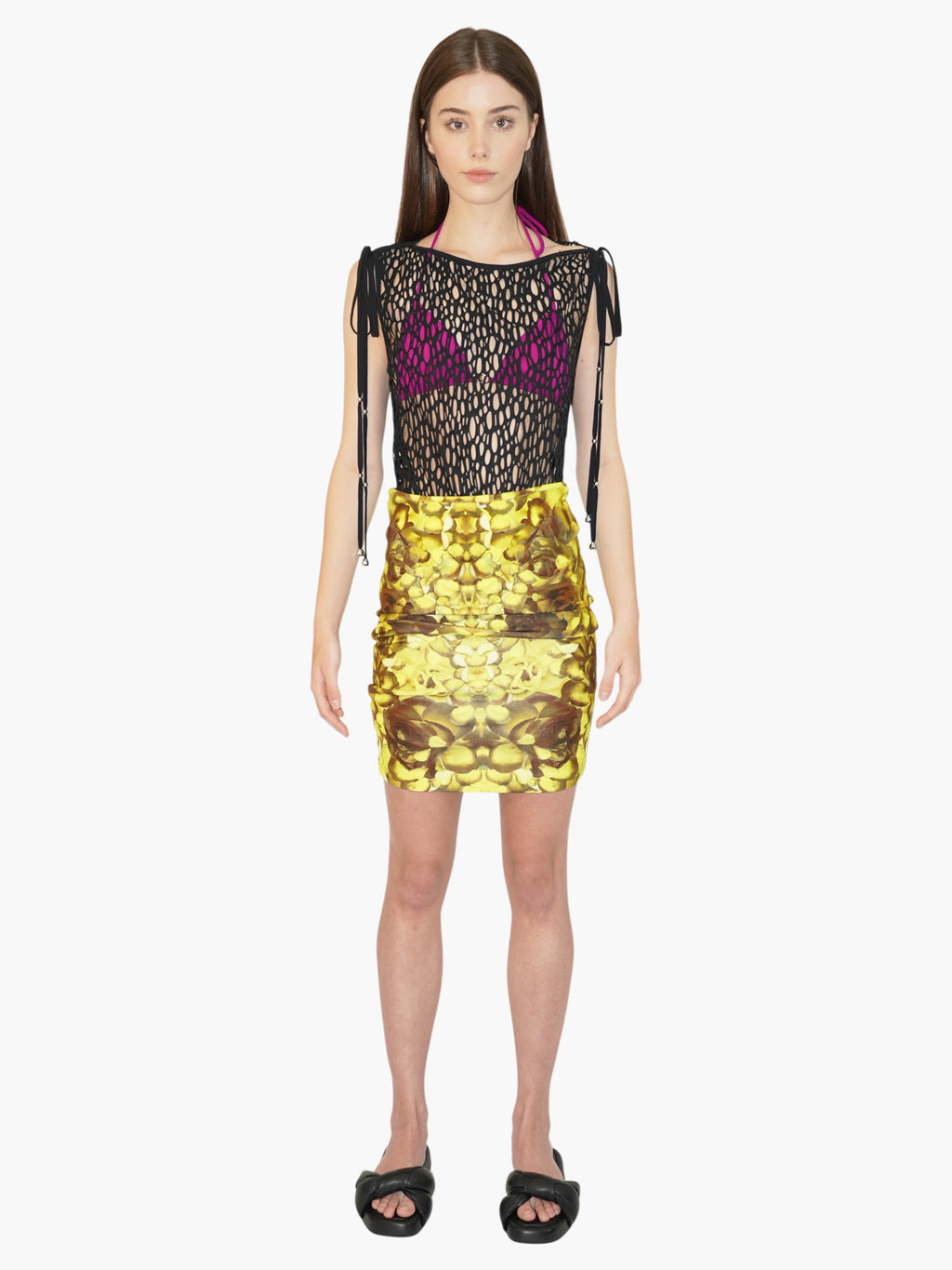 Printed Midi Skirt