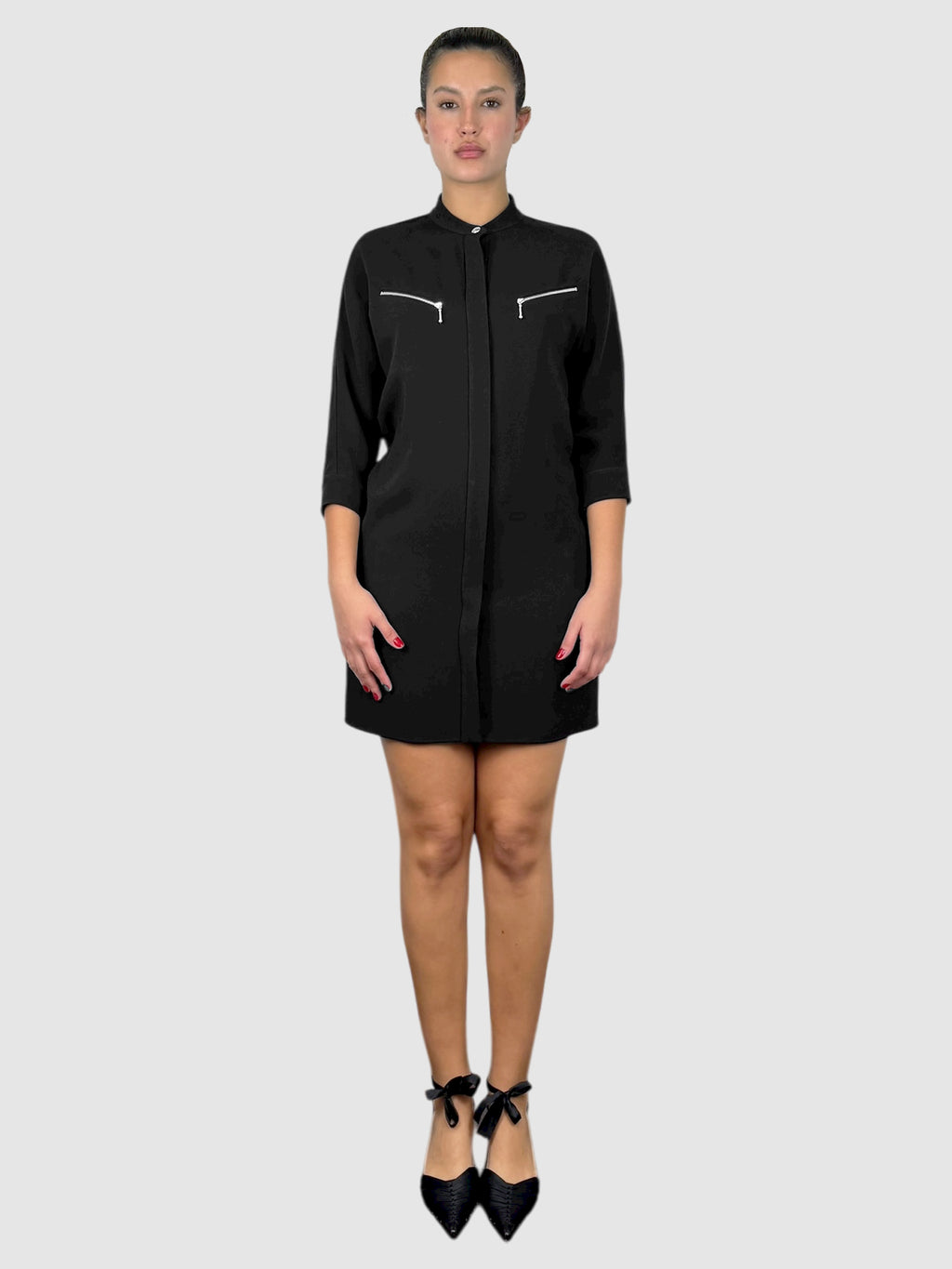 Button-Up Mini Dress