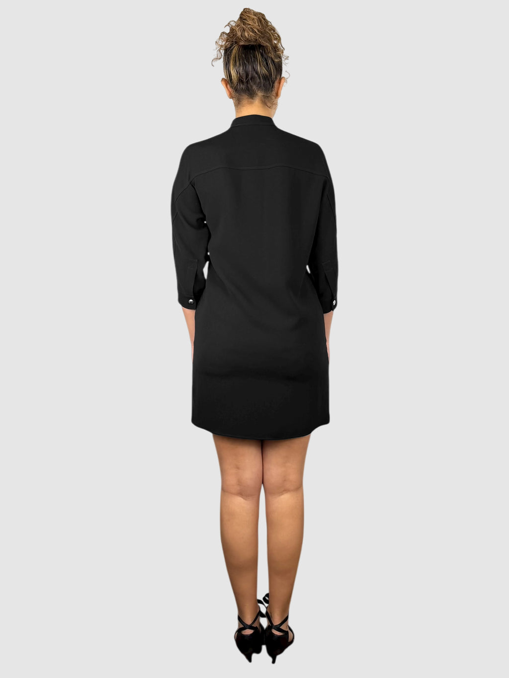 Button-Up Mini Dress