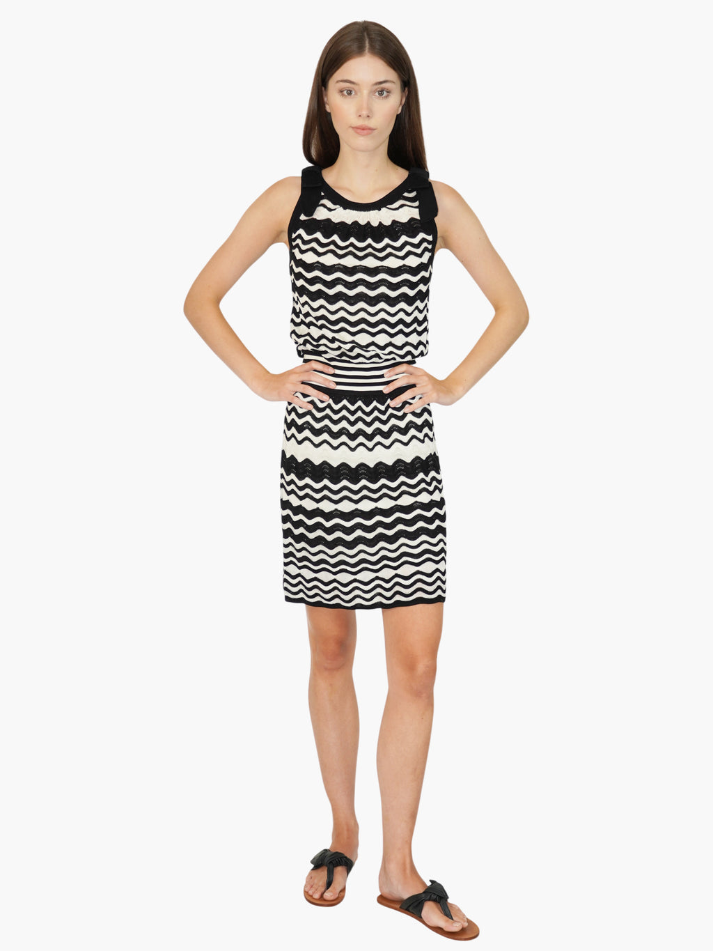 Chevron Knit Dress