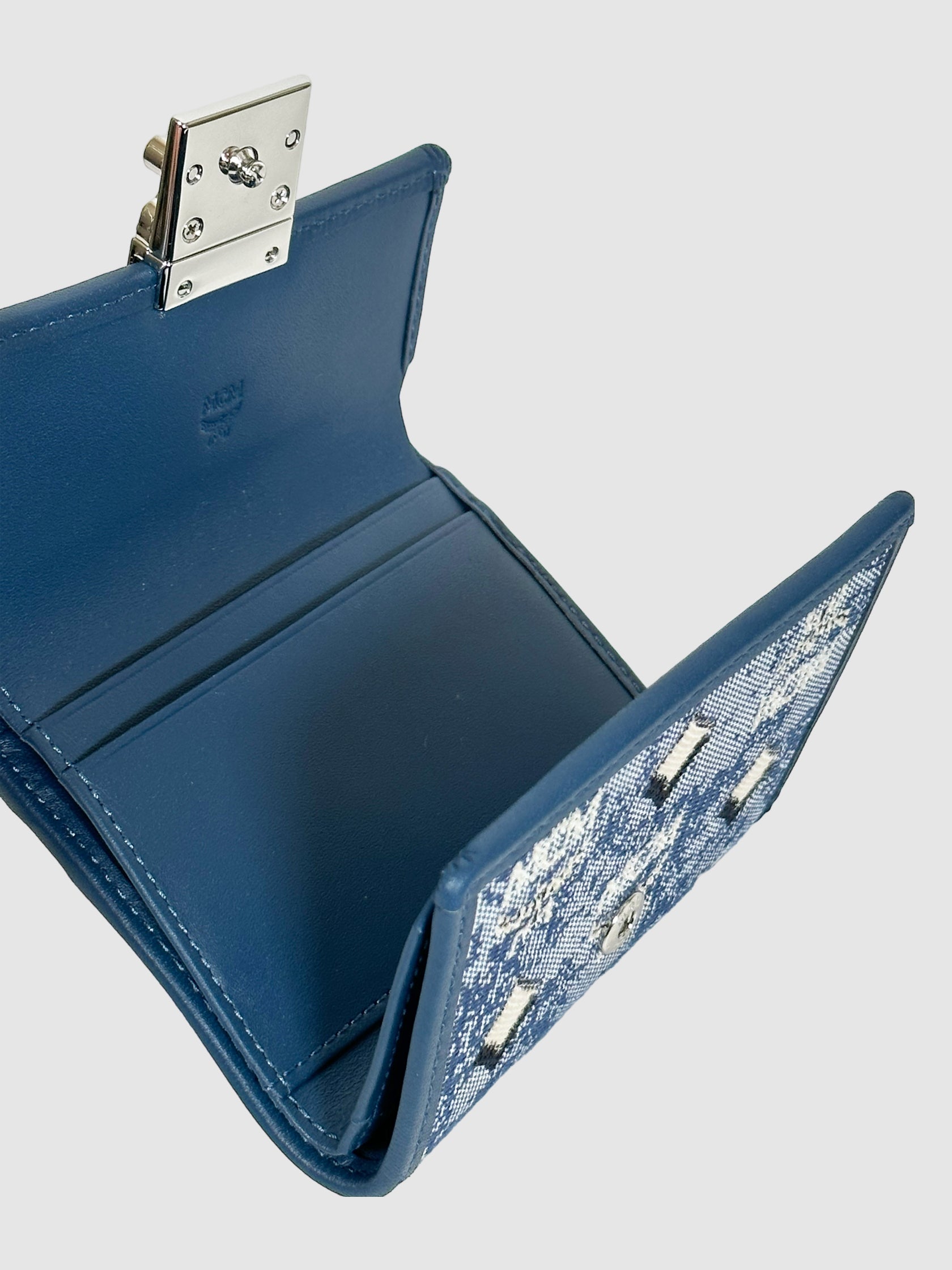 Monogram Printed Compact Wallet