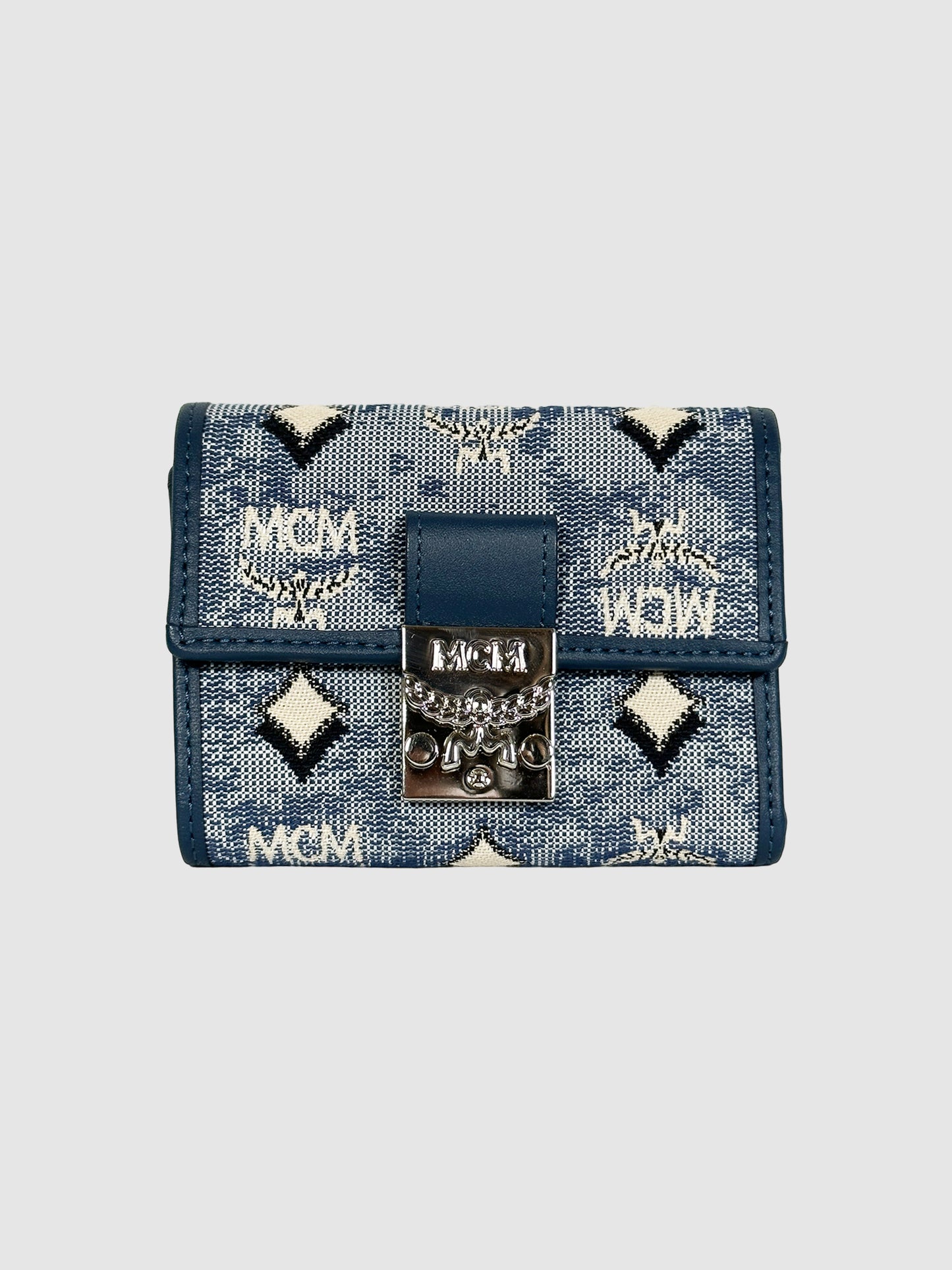 Monogram Printed Compact Wallet