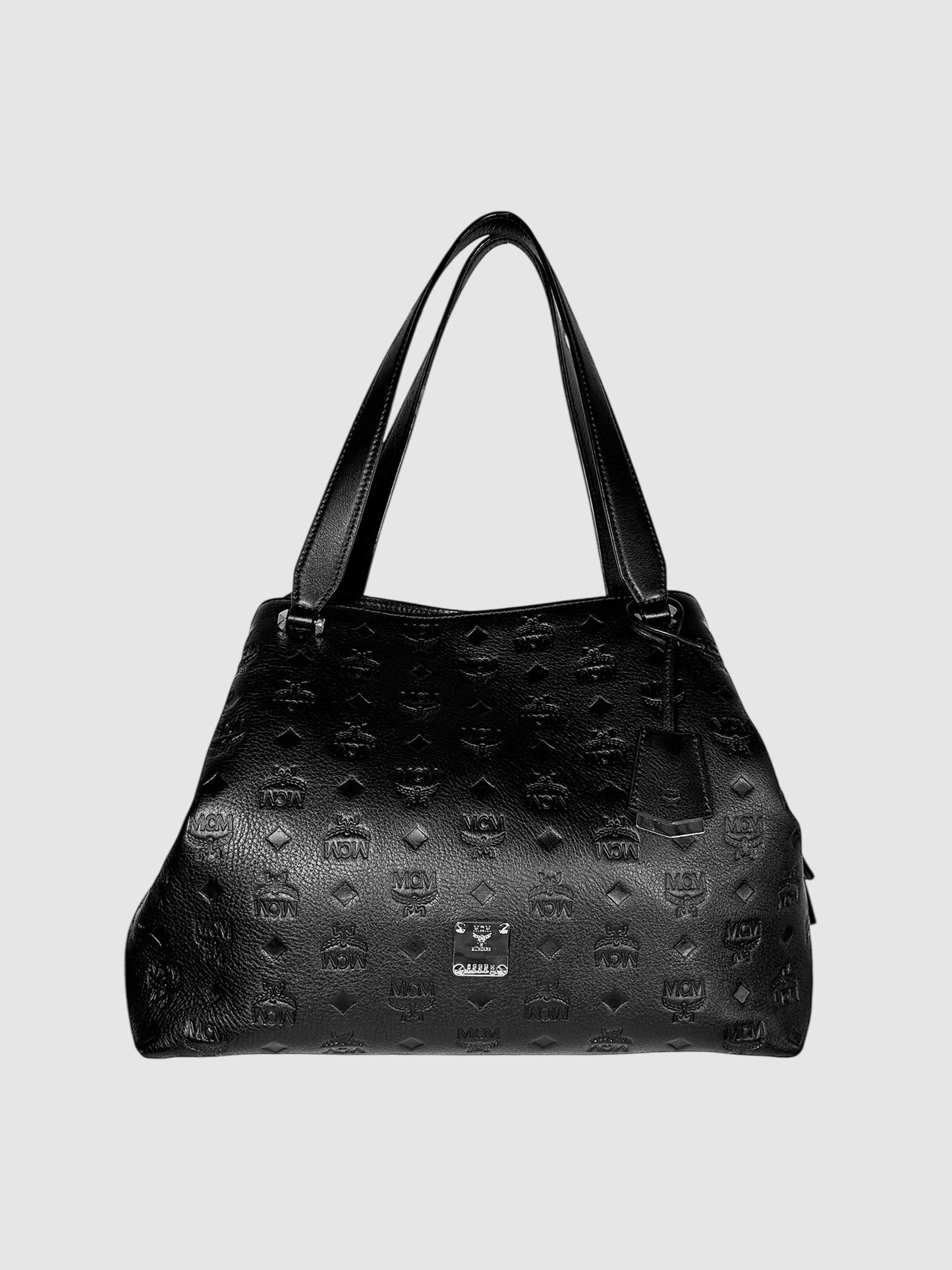 Logo Embossed Hobo Bag