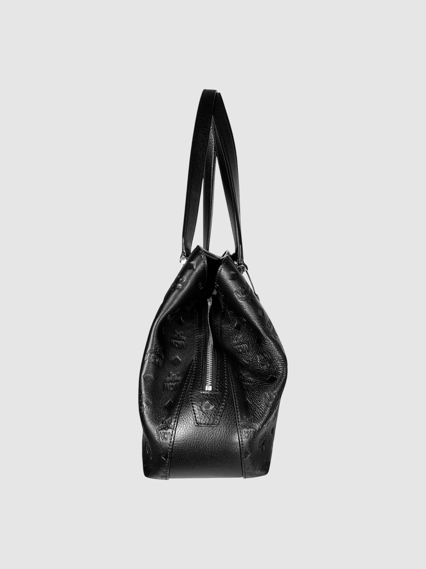 Logo Embossed Hobo Bag