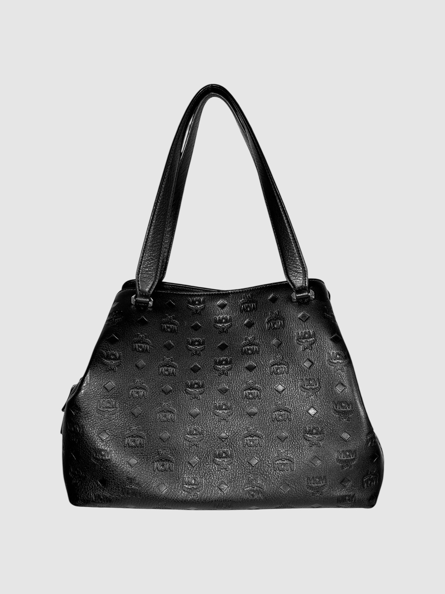 Logo Embossed Hobo Bag