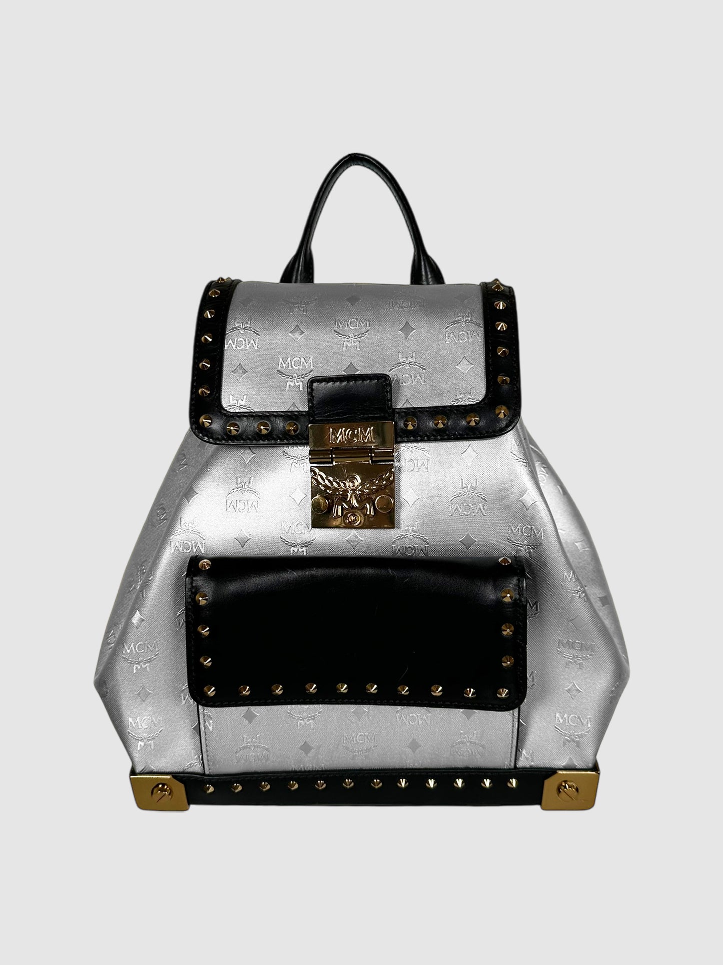 Studded Flap Backpack