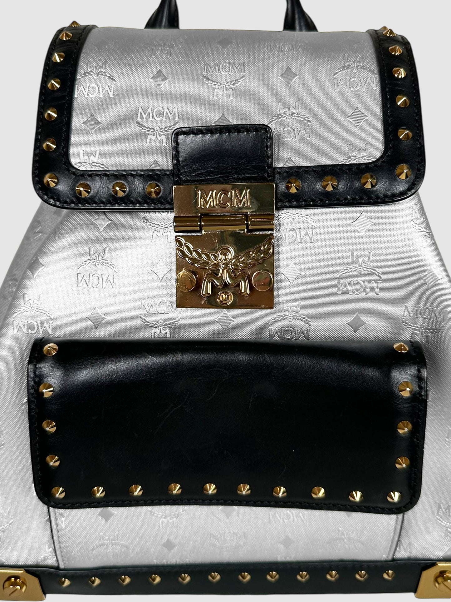 Studded Flap Backpack