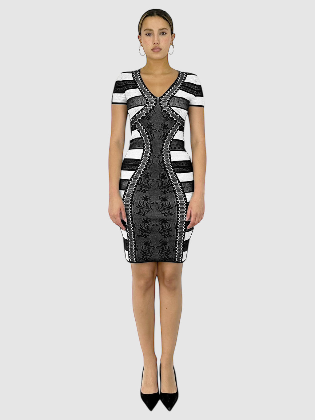 Silk Patterned Dress