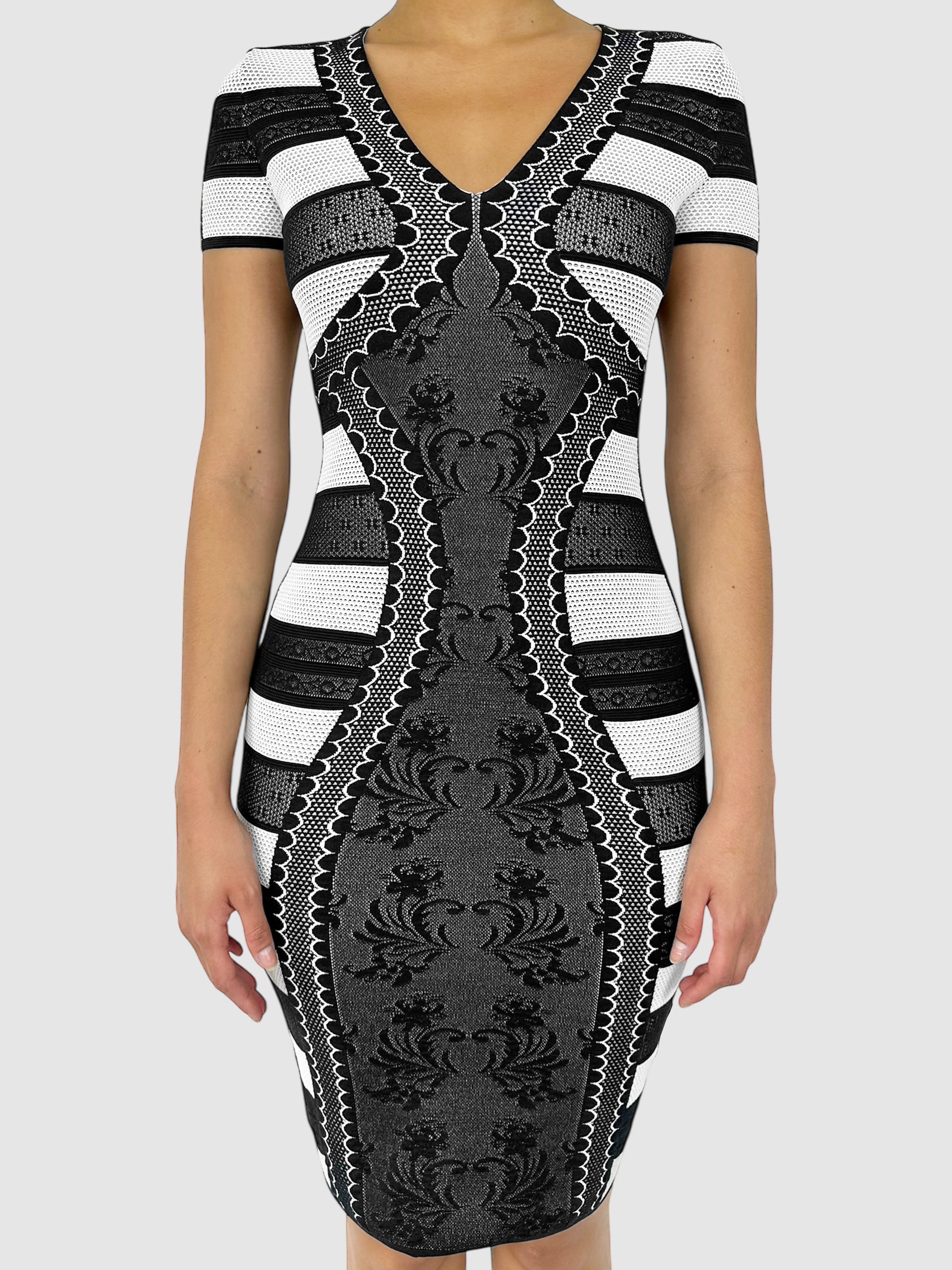 Silk Patterned Dress