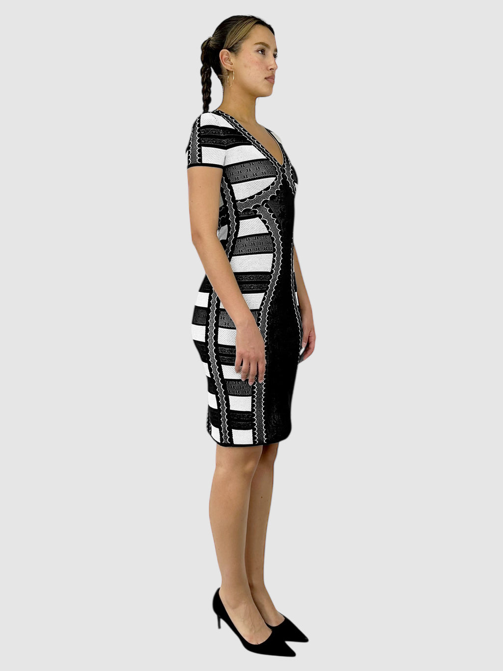 Silk Patterned Dress