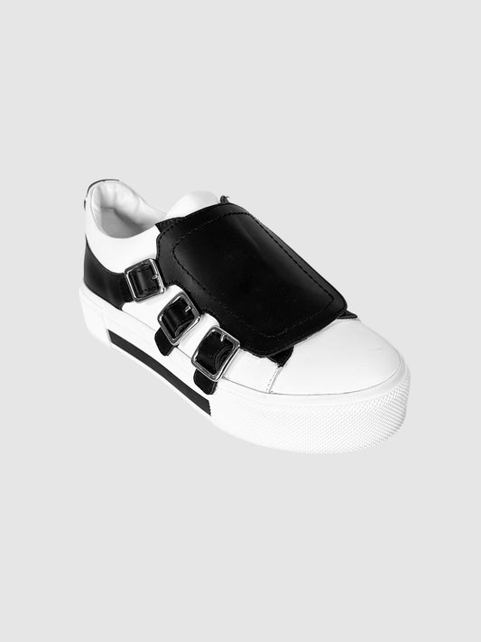 Tri-Buckle Platform Sneakers - Size 37