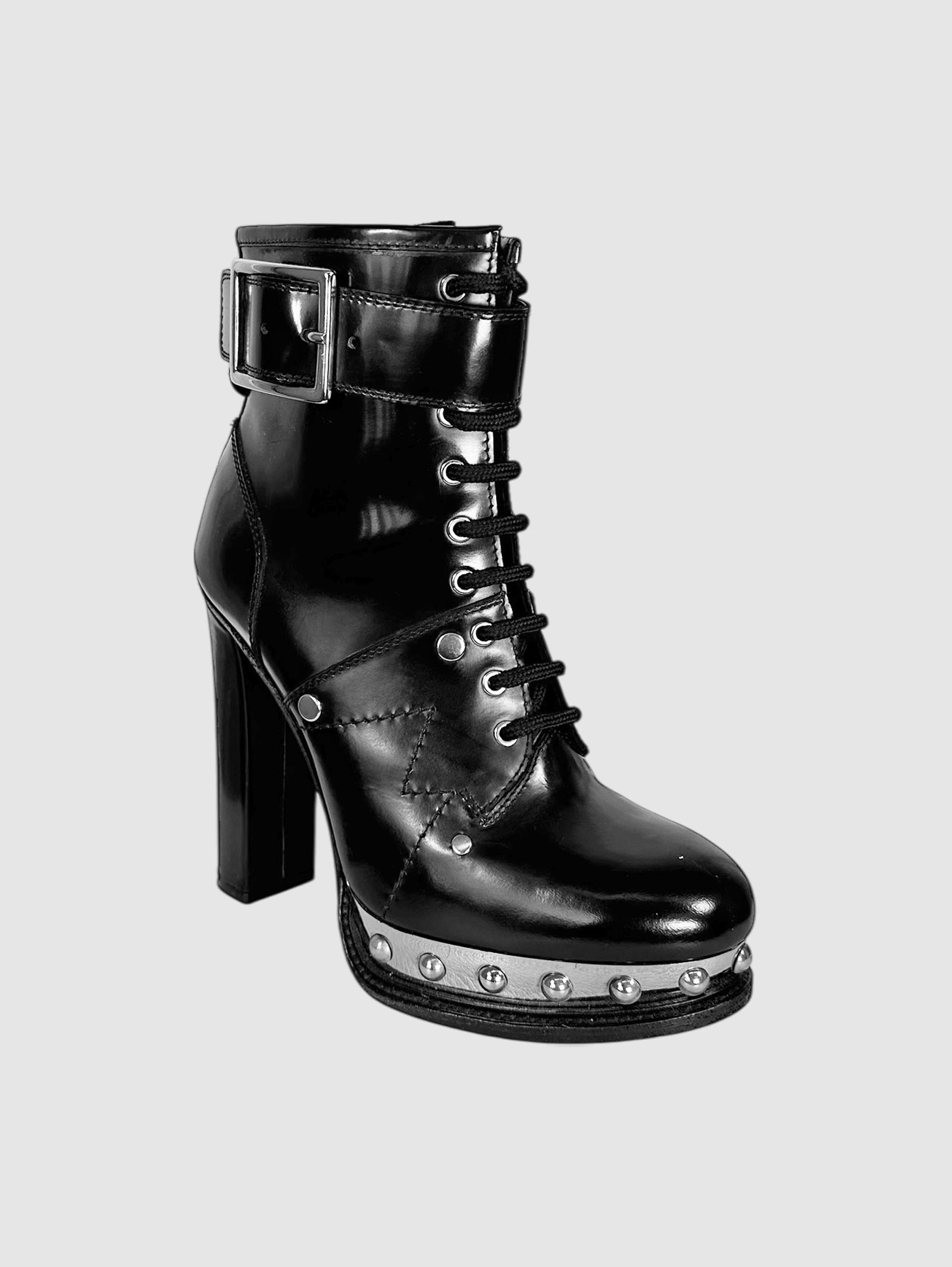 Studded Platform Boots