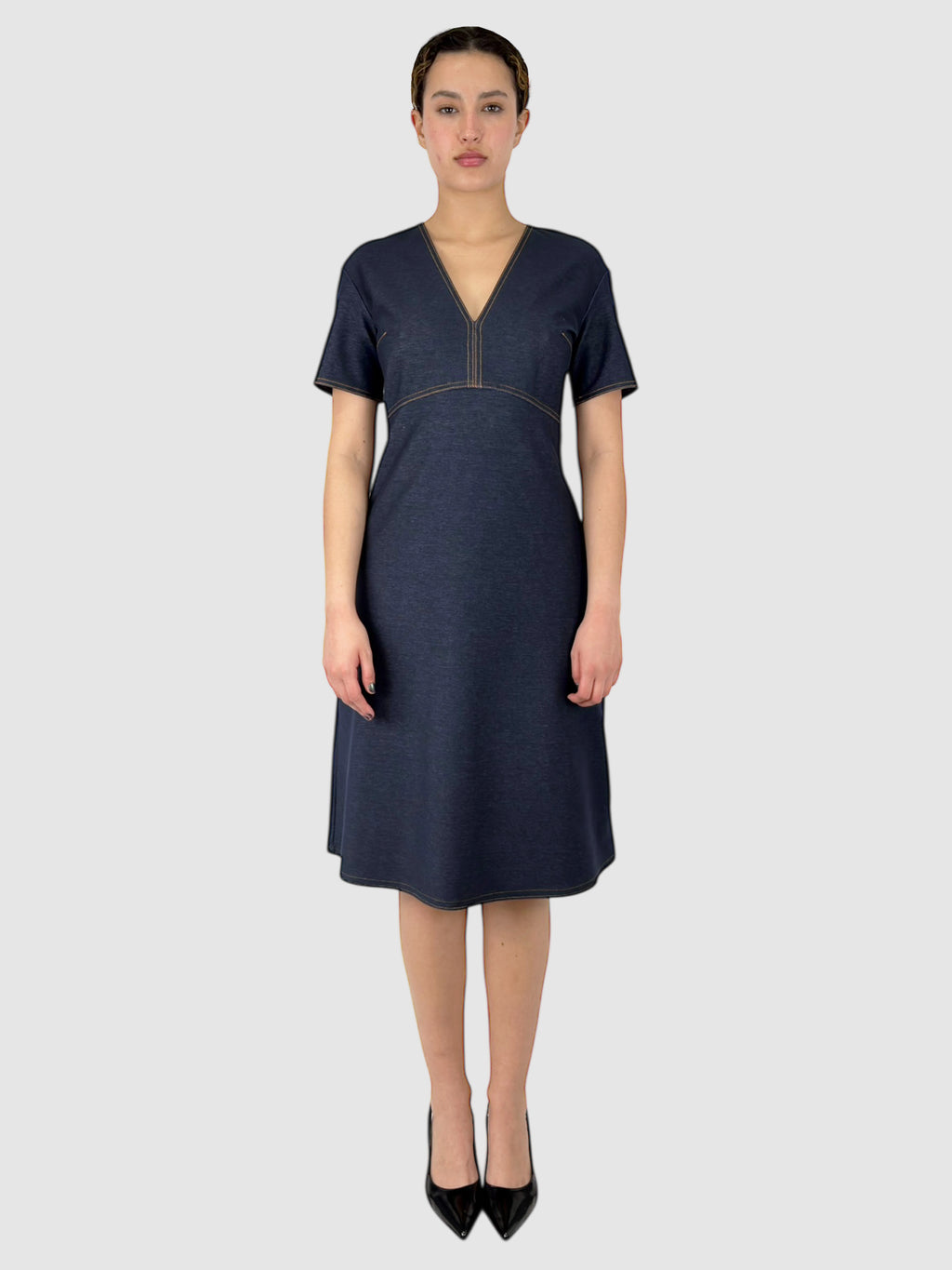 Denim Midi Dress