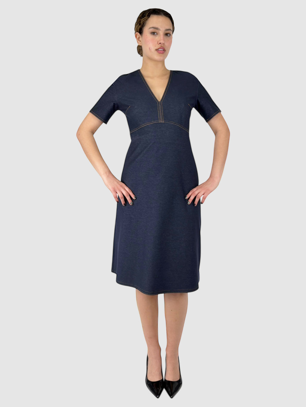 Denim Midi Dress