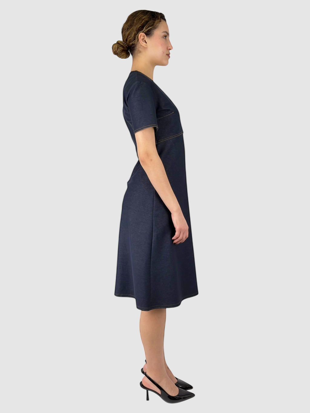 Denim Midi Dress