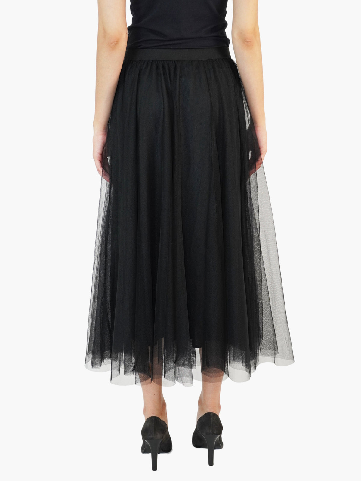 Tulle Midi Skirt