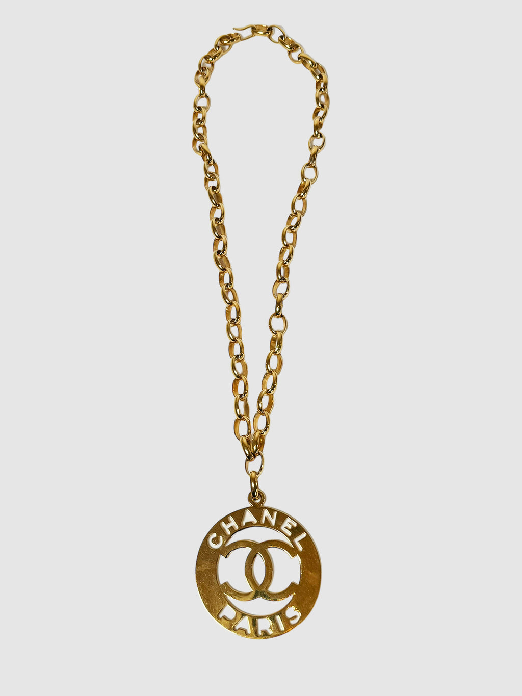 CC Cutout Medallion Necklace