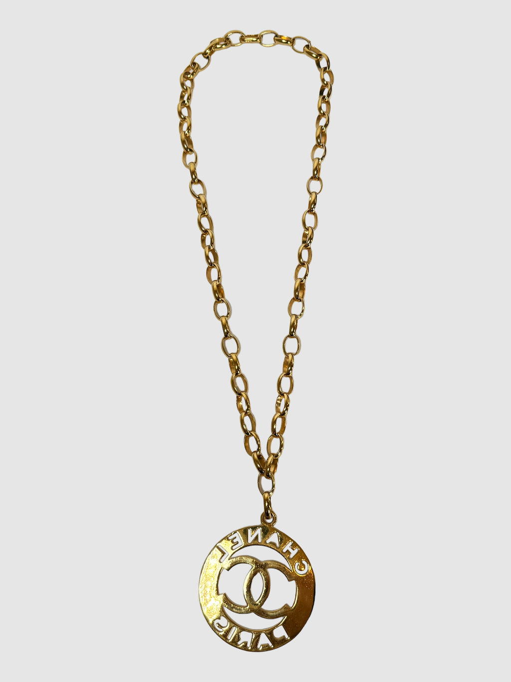 CC Cutout Medallion Necklace