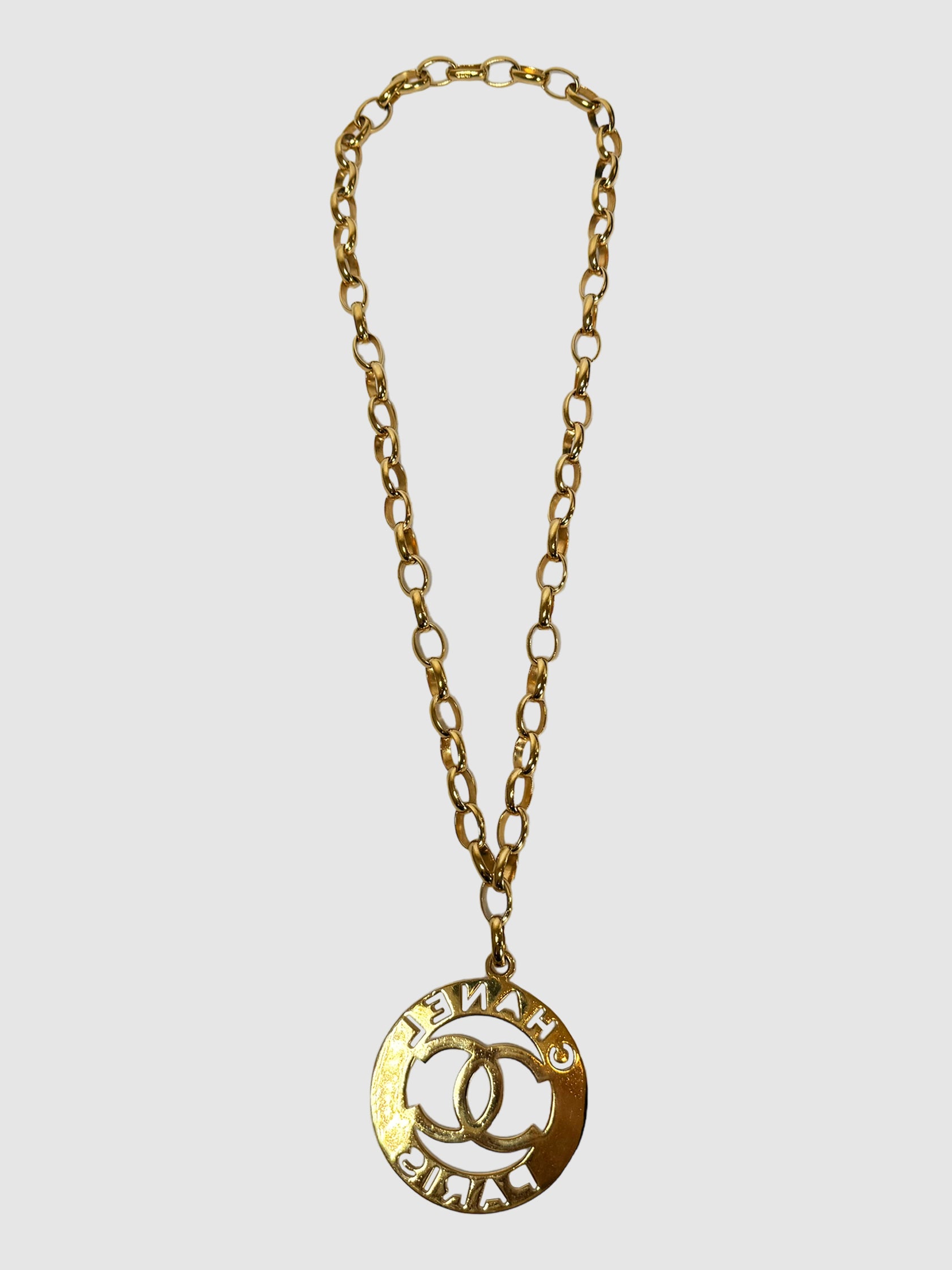 CC Cutout Medallion Necklace