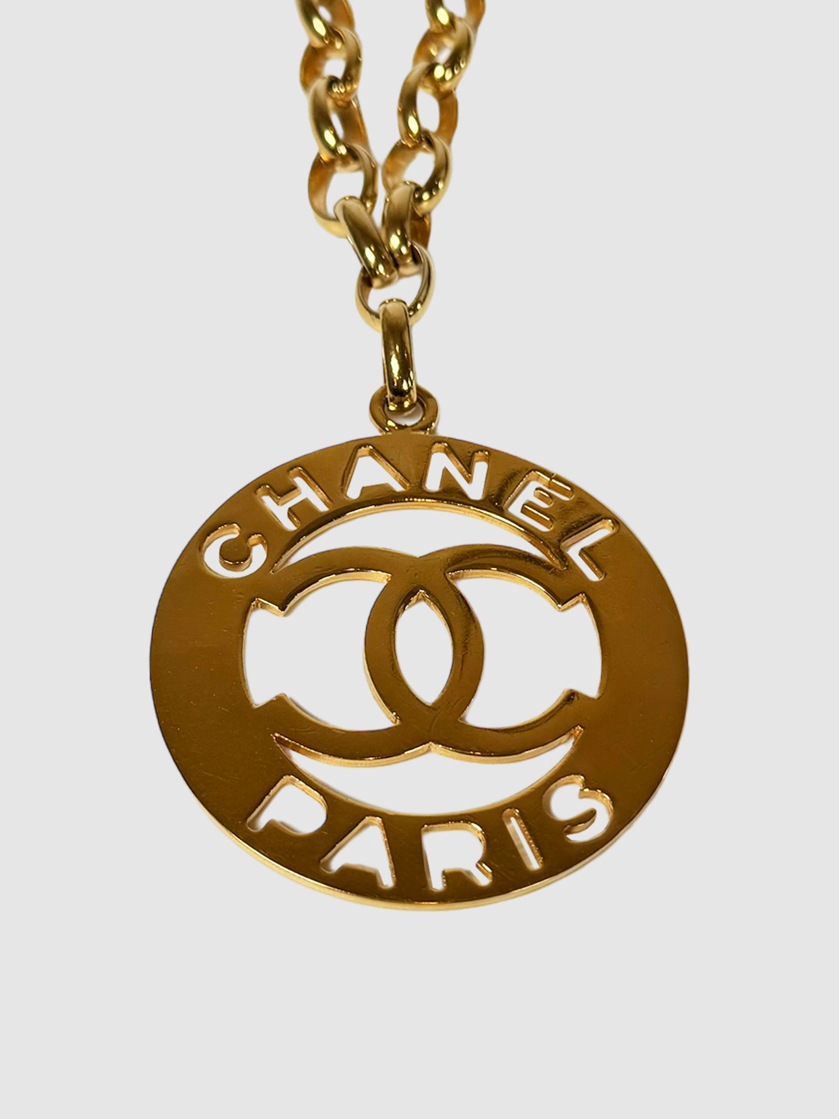 CC Cutout Medallion Necklace