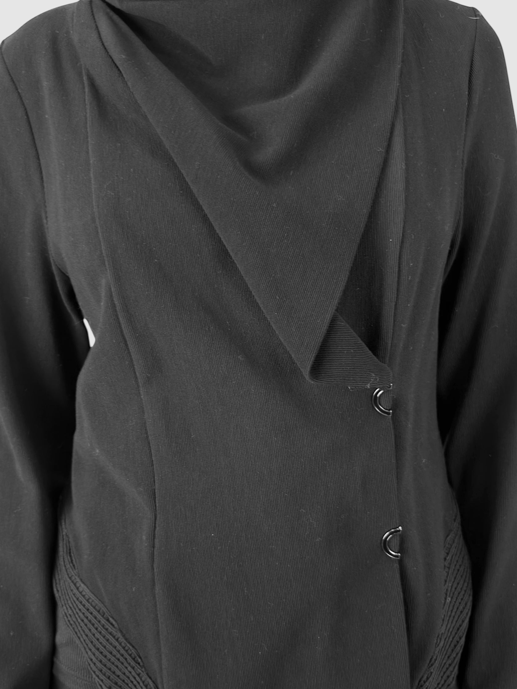 Asymmetrical Snap Cardigan