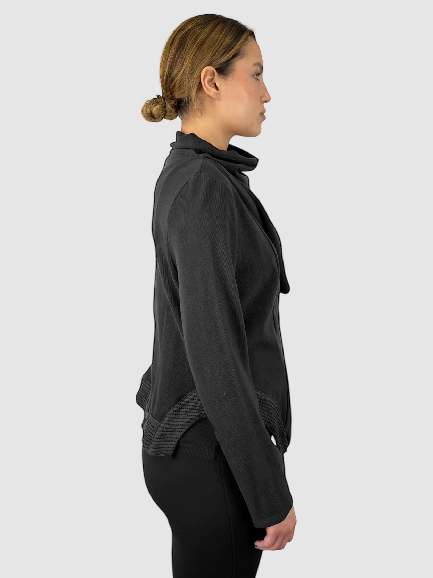 Asymmetrical Snap Cardigan