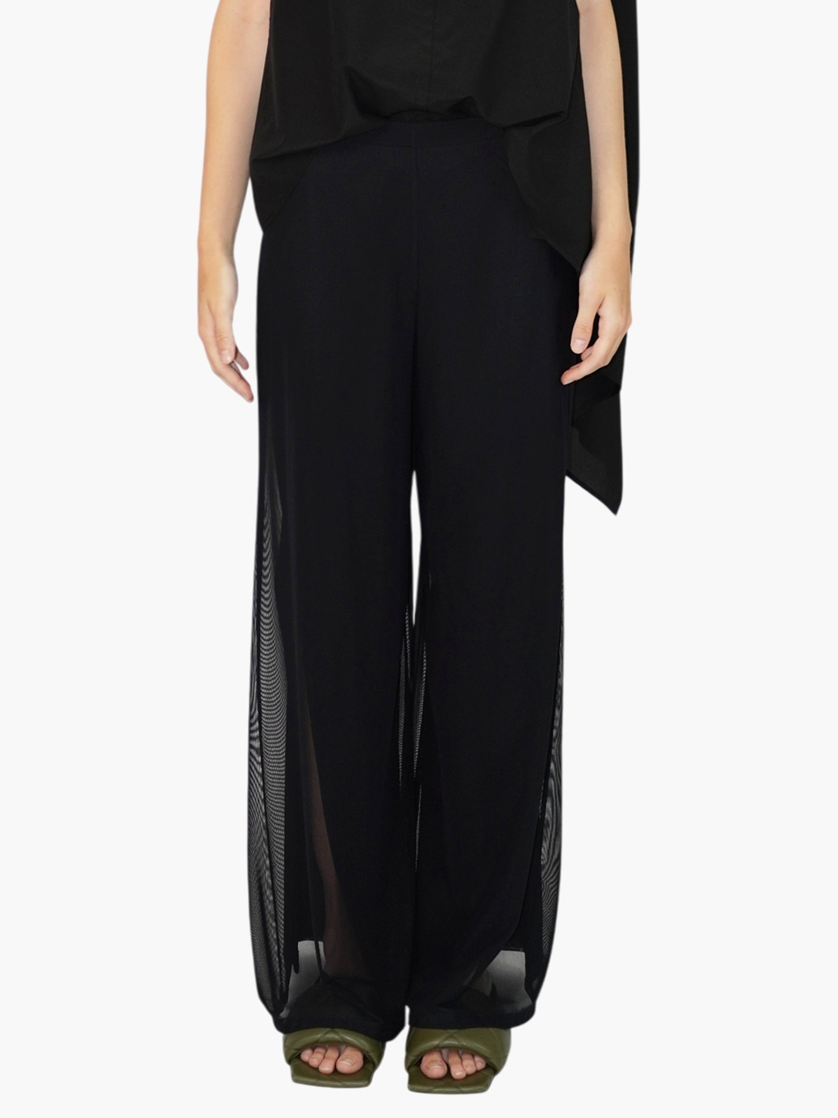 Mesh Wide Leg Pants