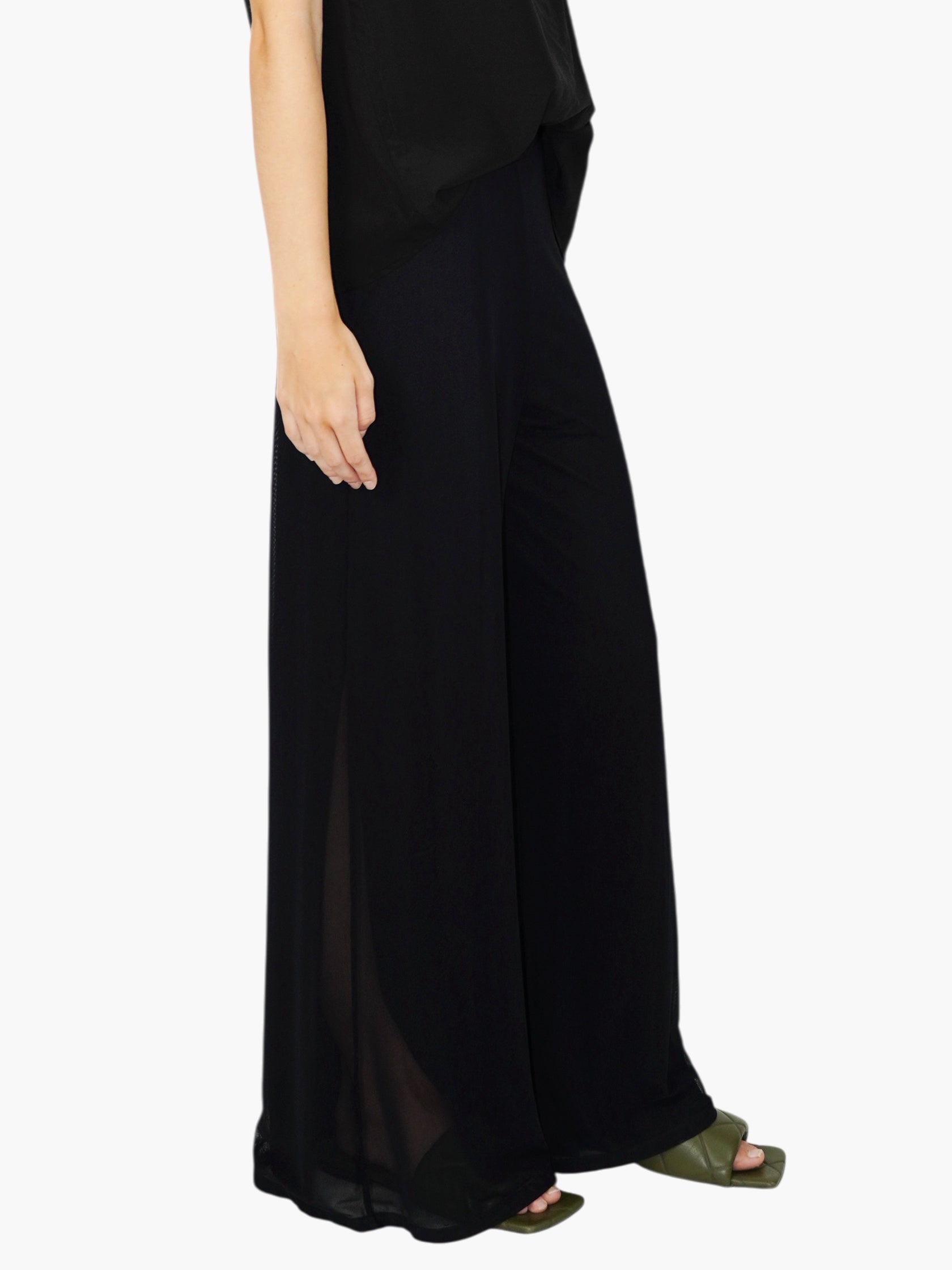 Mesh Wide Leg Pants