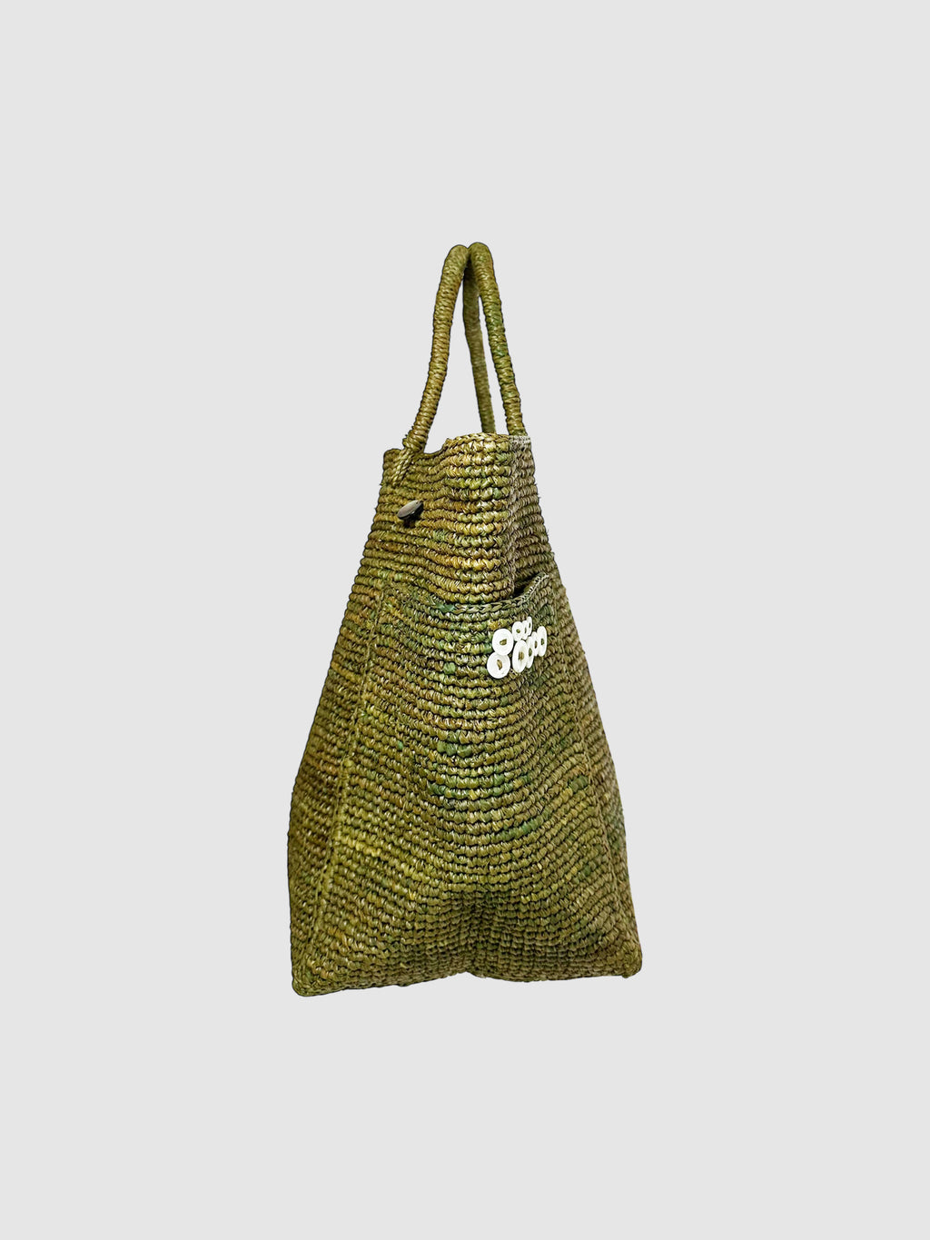 Button-Embellished Bag